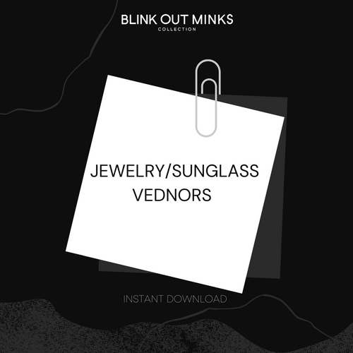 Jewelry/ Sunglasses Vendors