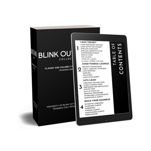 Classic & Volume Extensions Training Ebook Course